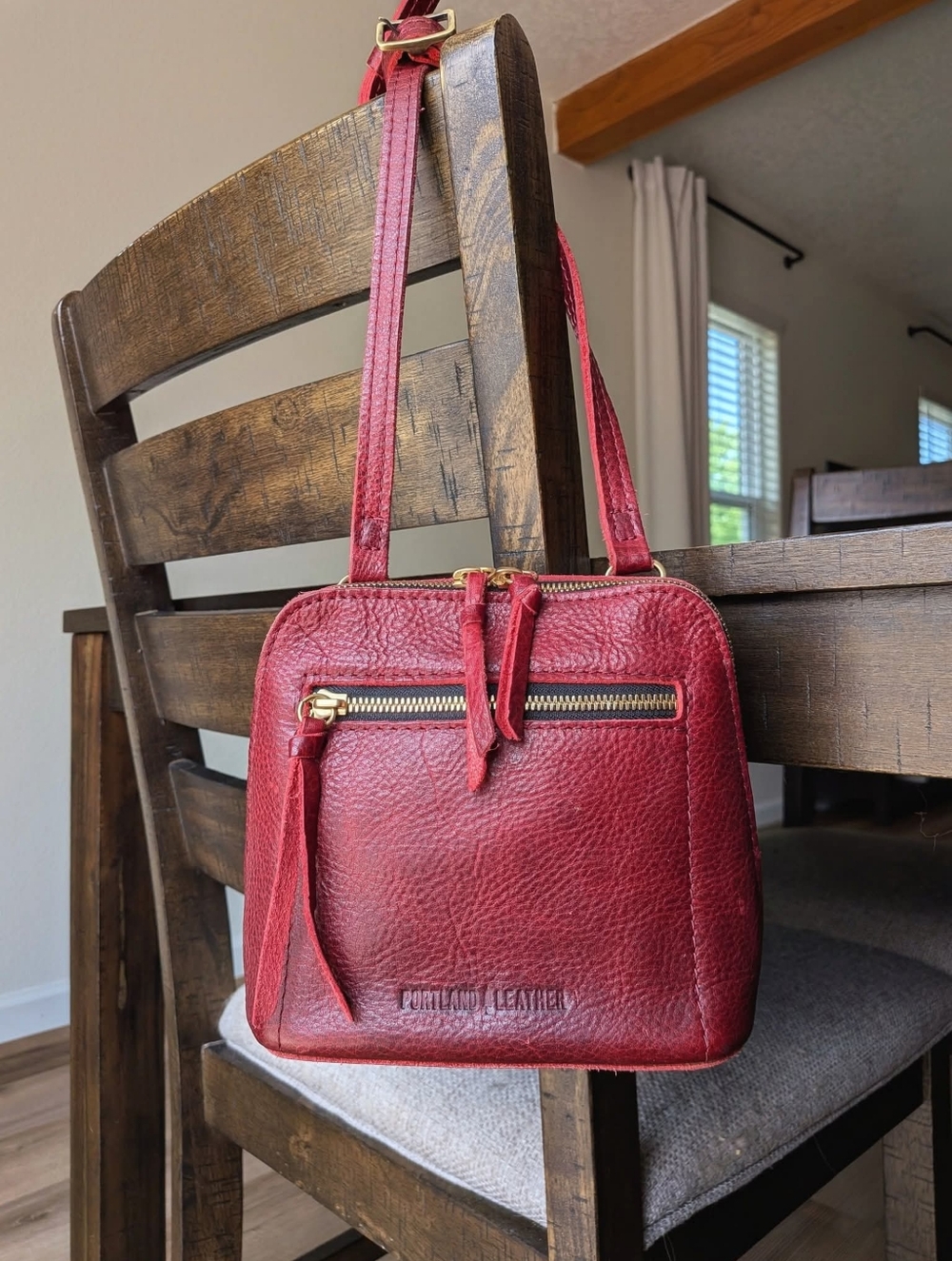Portland Leather Petite Luna Sangria